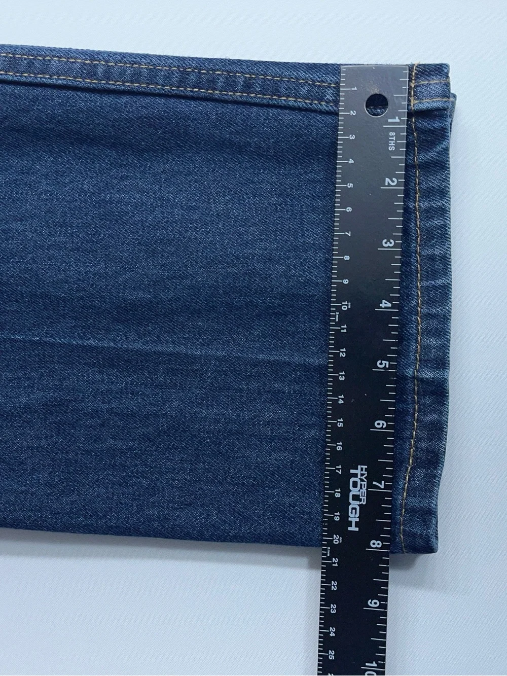 Levis 505 Jeans Mens 36x30 Blue Regular Straight Dark Wash Denim Custom Bead